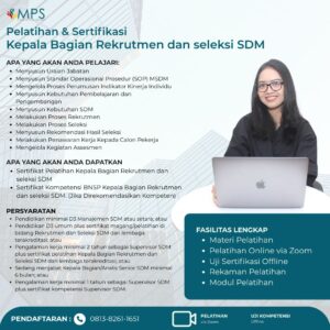 Kepala Bagian Rekrutmen & Seleksi SDM